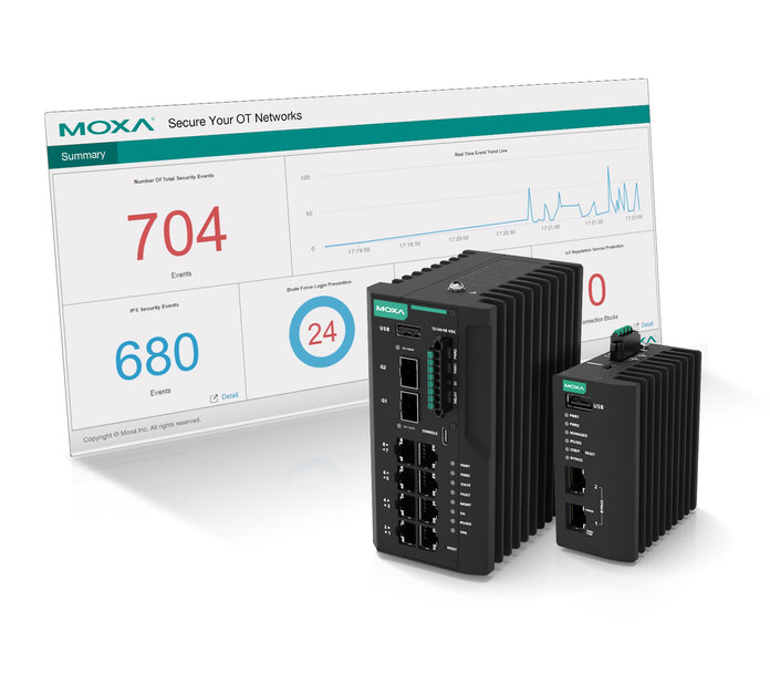 Moxa introducerar Industrial Network Defense Solution för att möta dagens utmaningar kring industriell cybersäkerhet